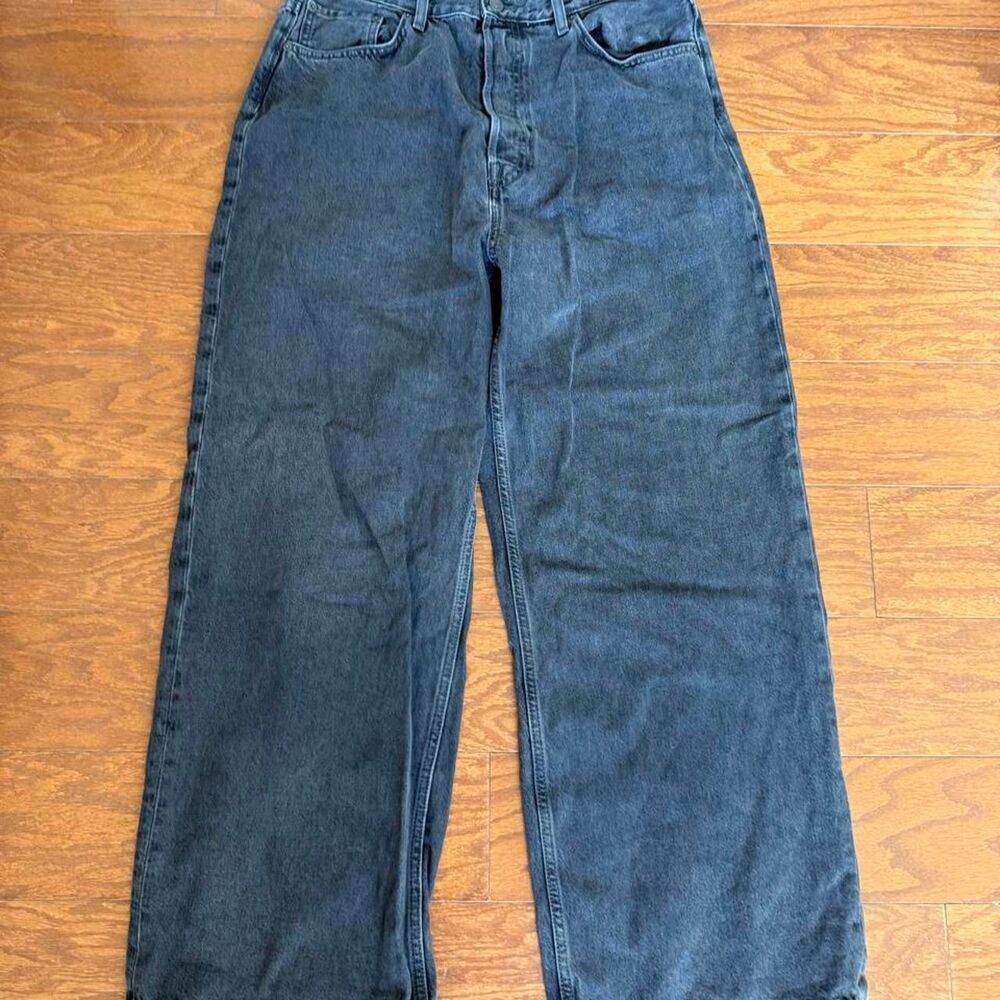 Cos Men's Black and Blue Jeans